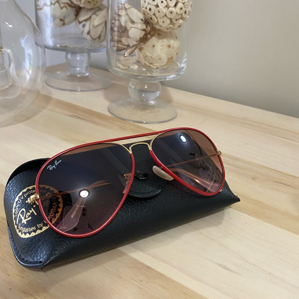 Ray Ban Red Sunglasses